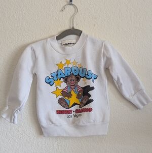 Vintage Stardust Casino Teddy Bear Crewneck Sweatshirt